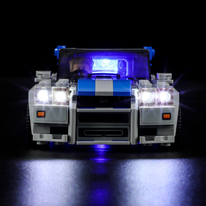LocoLee LED Light Kit for Lego 76917 2 Fast 2 Furious Nissan Skyline GT-R  (R34)