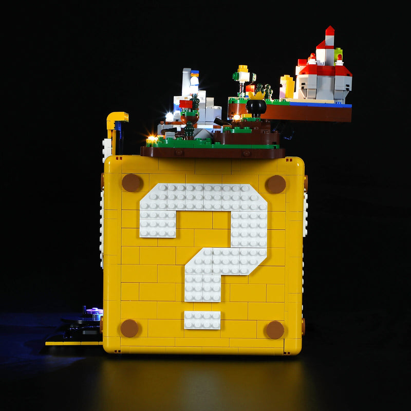 LIGHTAILING Led Light Kit for Legos Super Mario The Mighty Bowser 71411  Building Set(Not Include the Building Set)