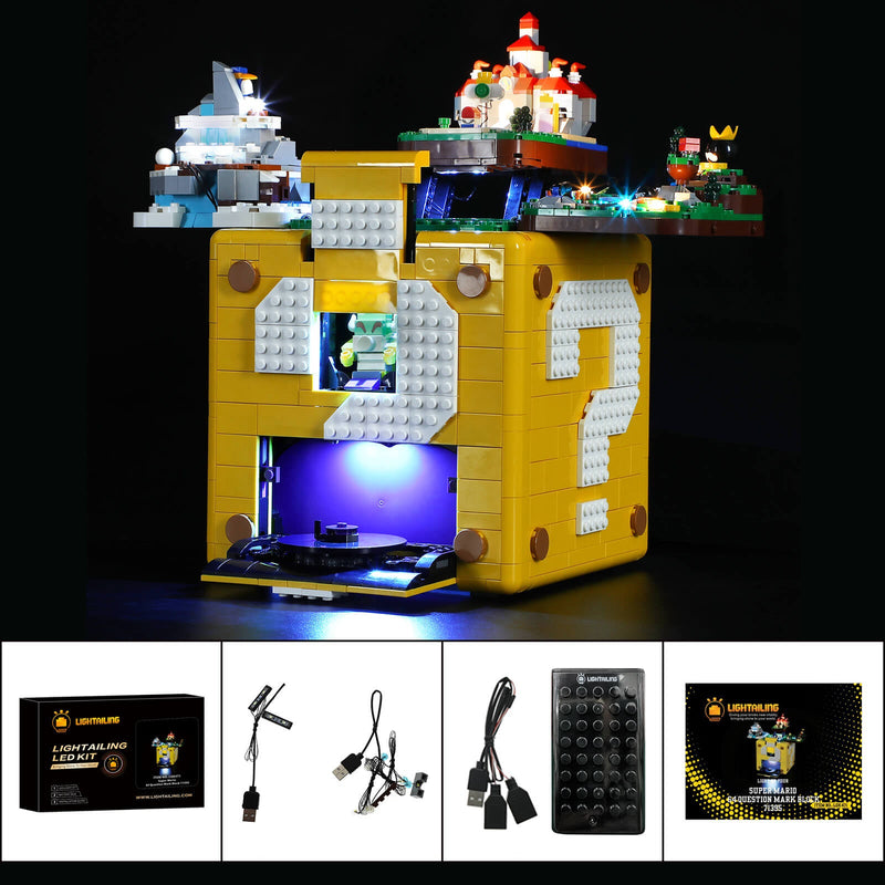 Lego The Mighty Bowser 71411 Light kit(Unique Night Mode) – Lightailing