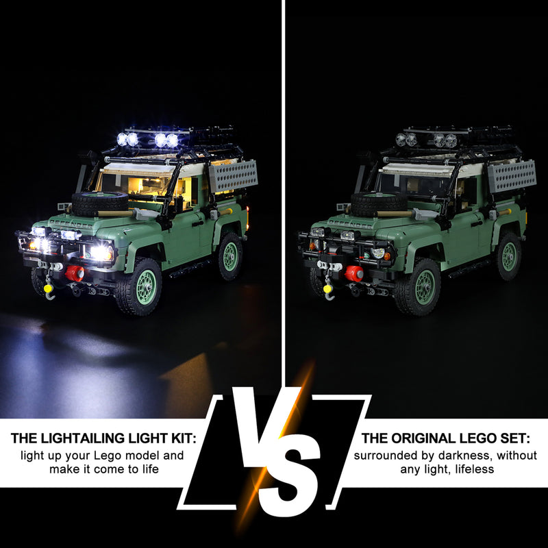 Briksmax Light Kit For Land Rover Classic Defender 90 10317